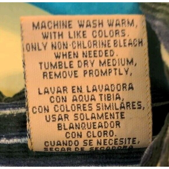 Vtg Northwest Territory Big Man Corduroy Shirt Men's 2XL Green Striped Outdoor - Picture 9 of 12